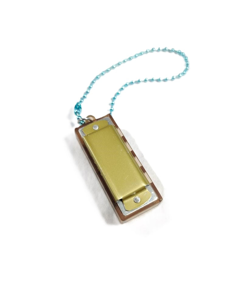 Tiny Harmonica Keychain